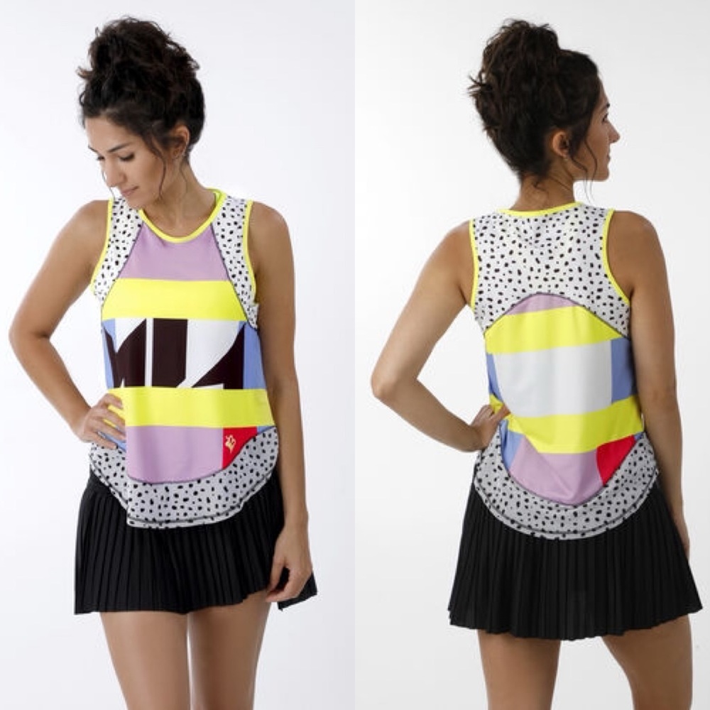 Lucky in Love Colorful Graphic Tank Top